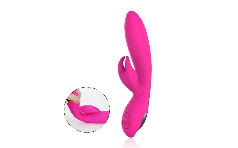 Rotation Thrusting Rabbit Vibrator with Heating Function, G Spot Dildo Clitoral Vibrators Sex Toy with 7 Rotation & Vibrating Modes, Dual Motor Stimulator for Women Couples Adult Sex Toys Games