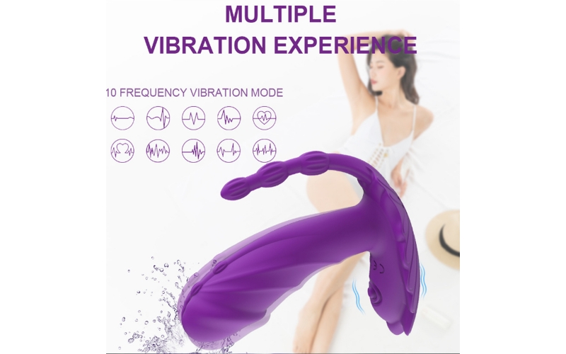 Low Noise G Spot Dildo Vibrators Adult Sex Toys for Women or Men, Mini Vibrator with 8 Quickly Wiggling & Vibrating Modes Vibrating Panties Quite Rose Dildos Sex Machine Wireless Remote Control