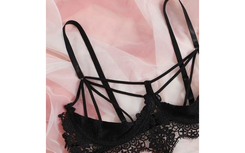 Sexy Clothes for Women Naughty Maid See Through  Lace Nighty Sleepwear