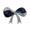 silver Bow brooches and pins jewelry for women