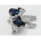 silver Bow brooches and pins jewelry for women