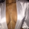 Women and Girls favorite fashion Tgrils Dainty Crystal Bikini Body Chain Bra Gold Body Jewelry